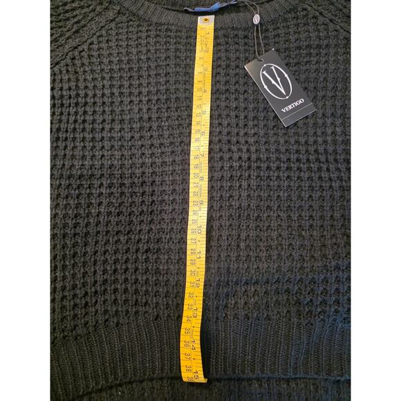 Vertigo Waffle Knit Sweater NWT Size L - Picture 8 of 13